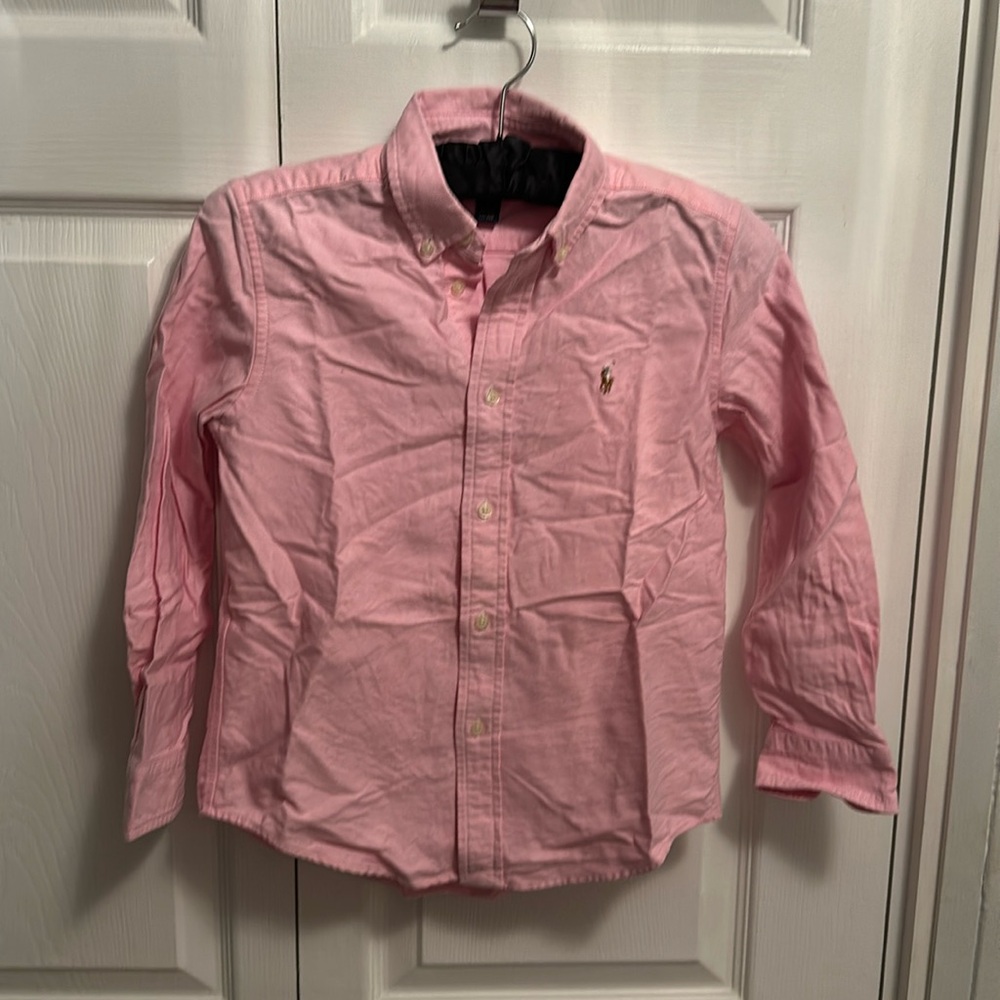 Polo Ralph Lauren, pink color, button-down shirt, size 7